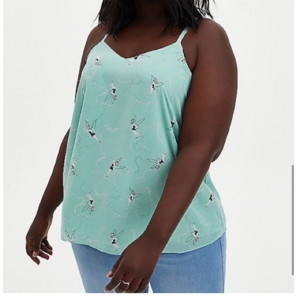 NWT DISNEY PETER PAN TINKERBELL SOPHIE SWING CAMI - Picture 4 of 5